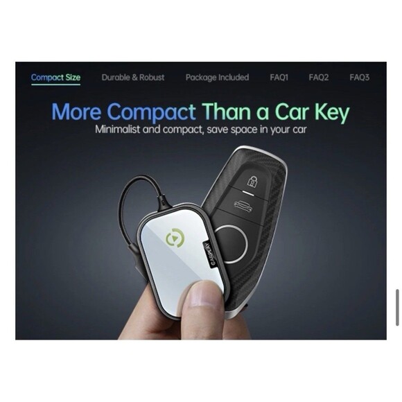 Wireless CarPlay Adapter for Apple iPhone, Converts Factory Wired CarPlay to - Picture 11 of 12